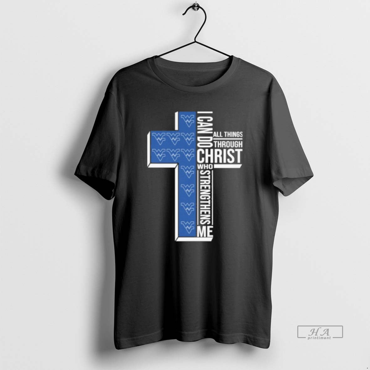 Official 2026 West Virginia Mountaineers Football I Can Do All Things Through Christ Who Strengthens - T-Shirt, Sweatshirt, Hoodie