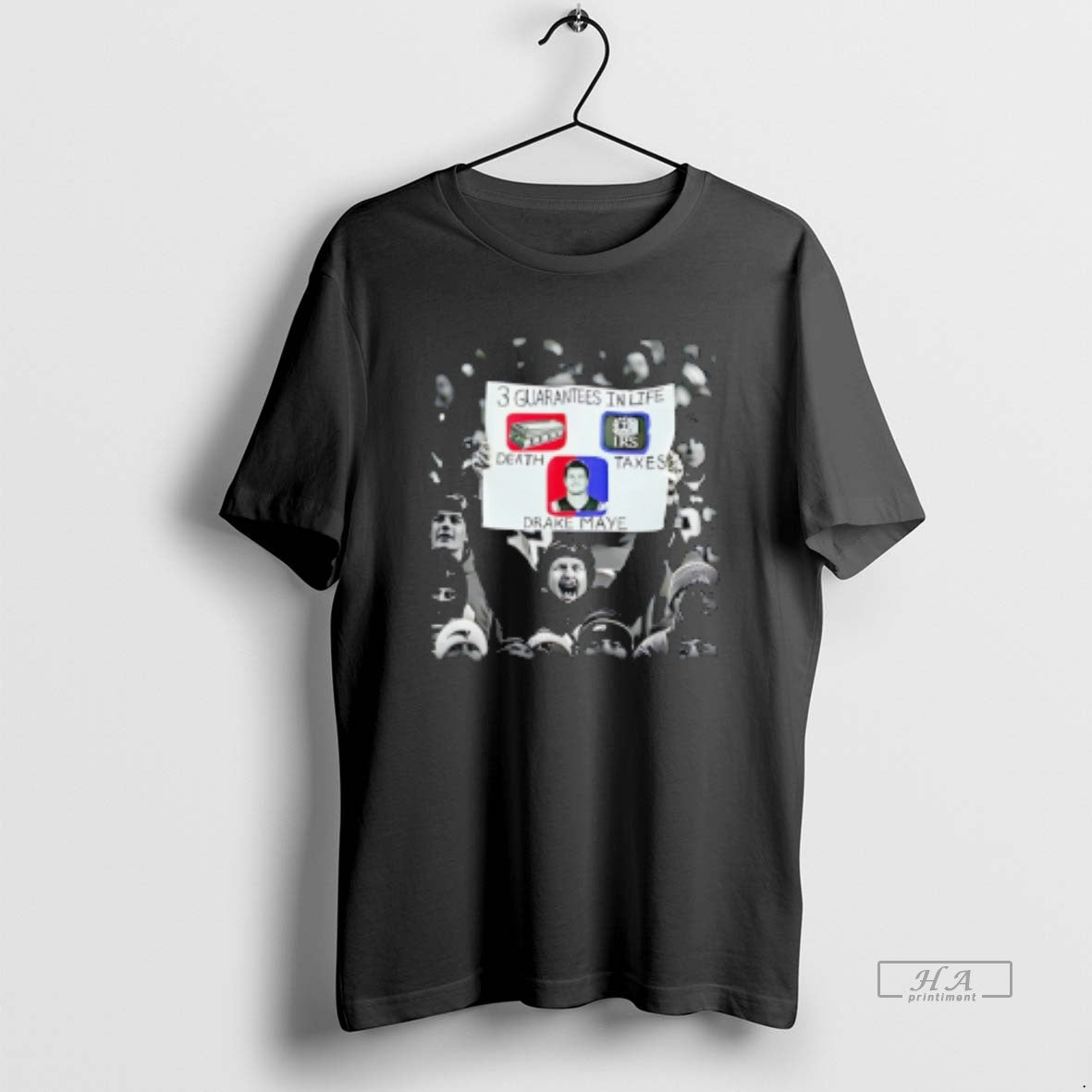 Official 3 Guarantees In Life Death Texas And Drake Maye - T-Shirt, Sweatshirt, Hoodie