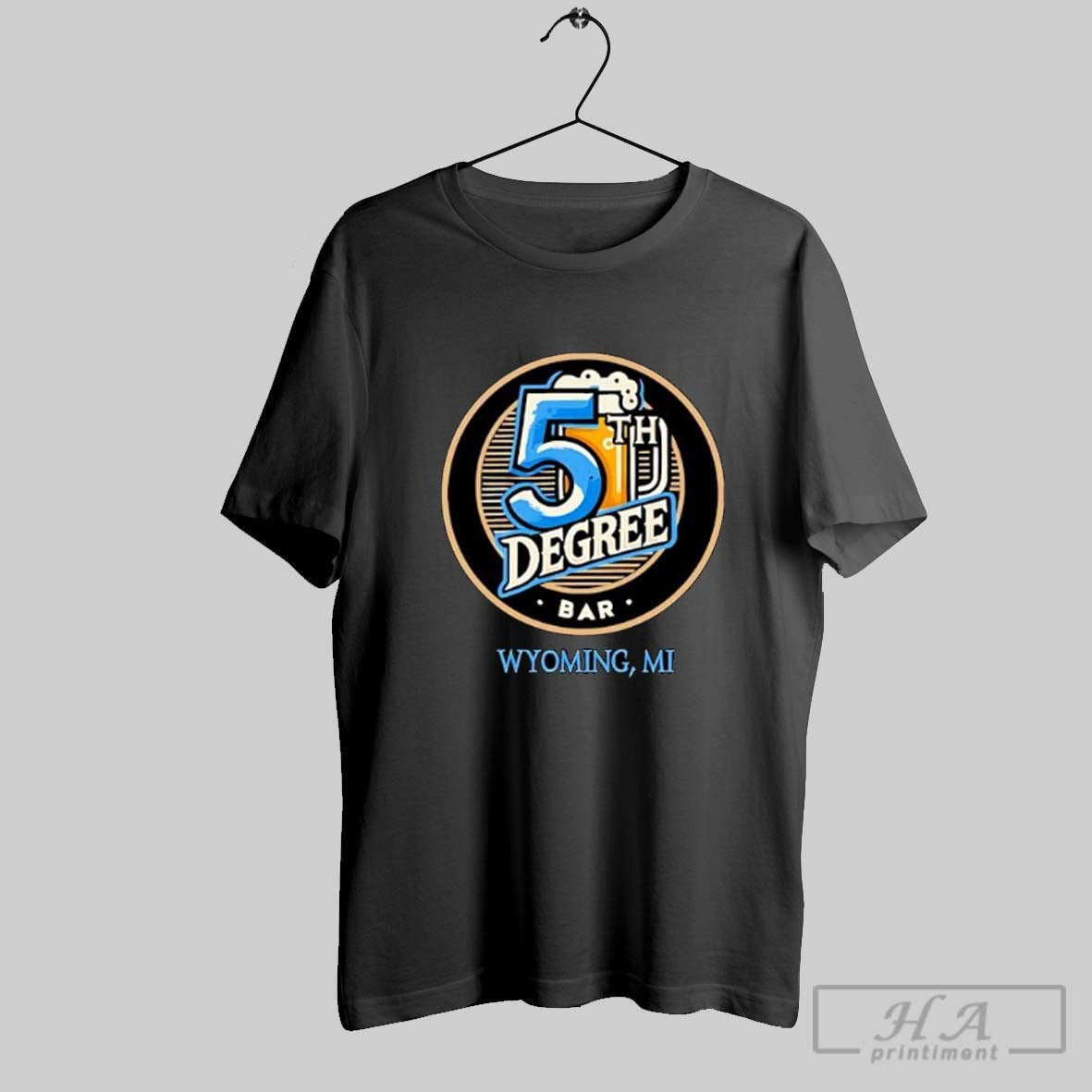 Official 5th Degree Bar Wyoming Mi Brew House Posters Black Unisex T-shirt, Sweatshirt, Hoodie, Long Sleeve Tee - T-Shirt, Sweatshirt, Hoodie