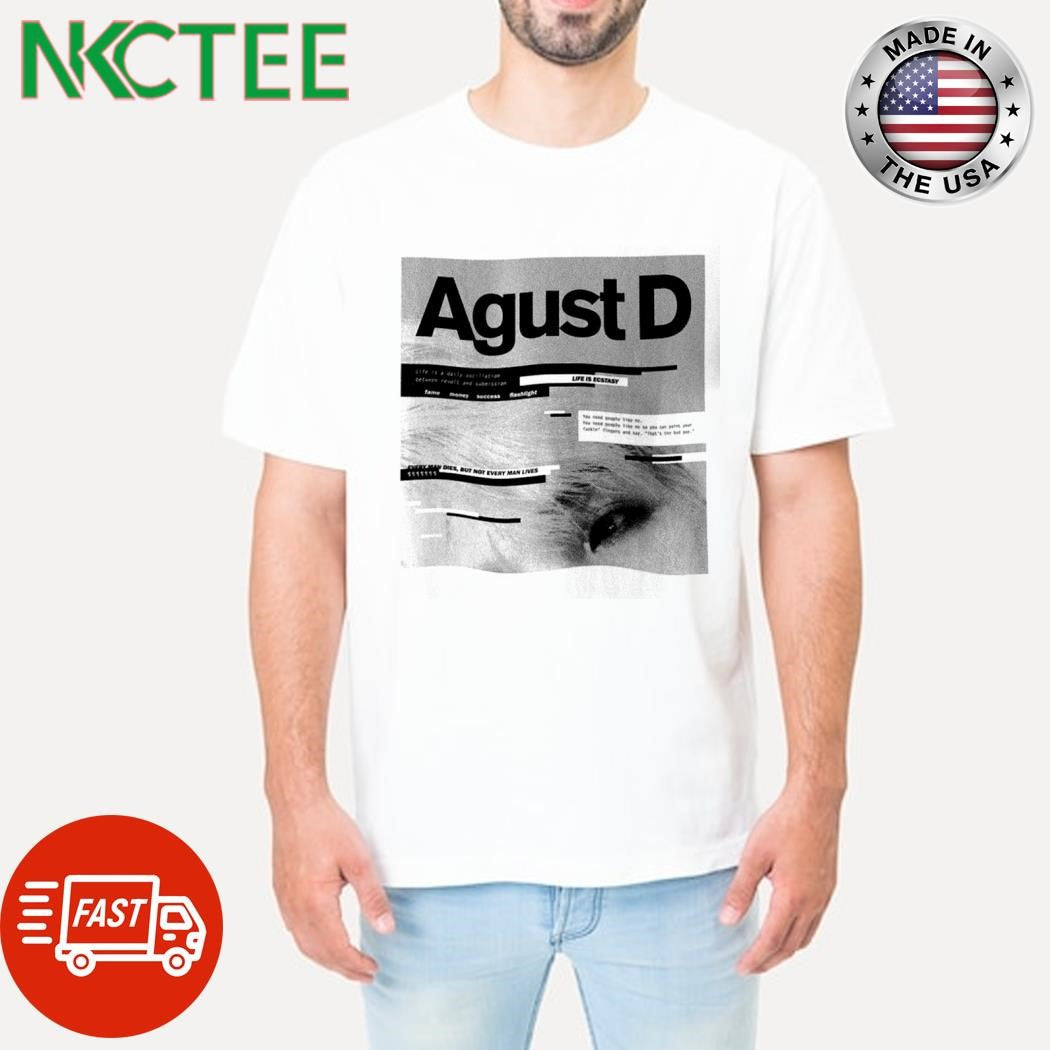 Official Agust D Album Bts-half-sleeve shirt Unisex T-shirt, Sweatshirt, Hoodie, Long Sleeve Tee - T-Shirt, Sweatshirt, Hoodie