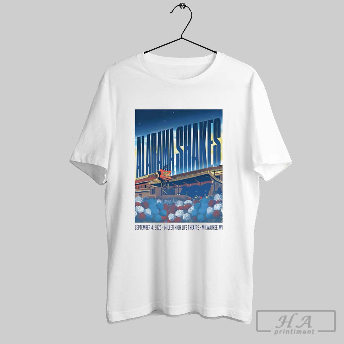 Official Alabama Shakes In Milwaukee Wi On Sept 4 2025 Unisex T-shirt, Sweatshirt, Hoodie, Long Sleeve Tee - T-Shirt, Sweatshirt, Hoodie