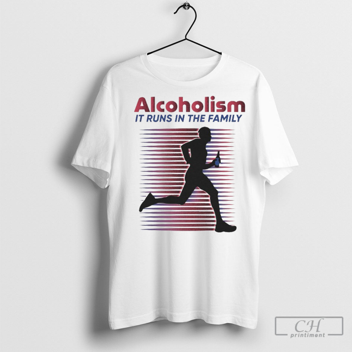 Official Alcoholism It Runs In The Family Unisex T-shirt, Sweatshirt, Hoodie, Long Sleeve Tee - T-Shirt, Sweatshirt, Hoodie