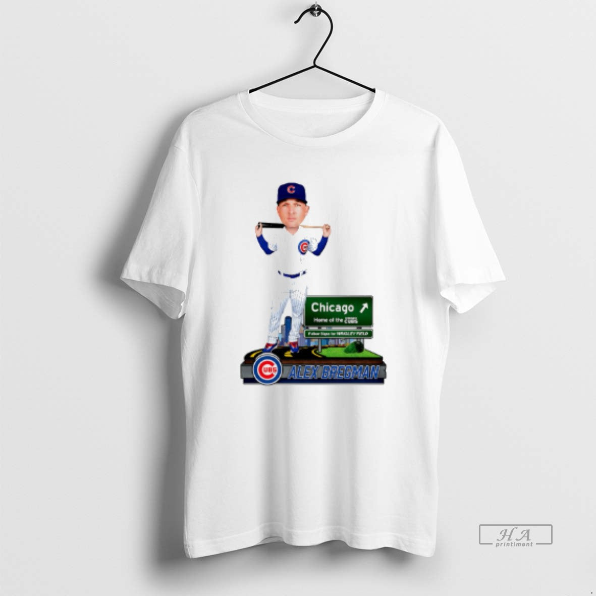Official Alex Bregman Chicago Cubs Next Stop Caricature - T-Shirt, Sweatshirt, Hoodie