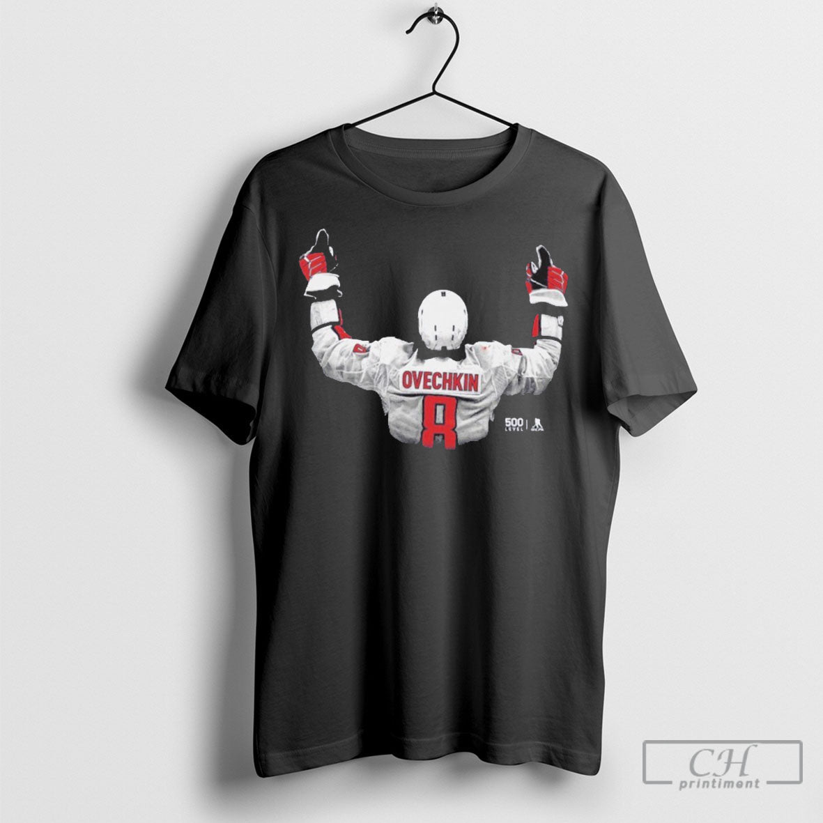 Official Alex Ovechkin Washington Capitals Jersey Silhouette Shirt Sweater hockey jersey product view 1