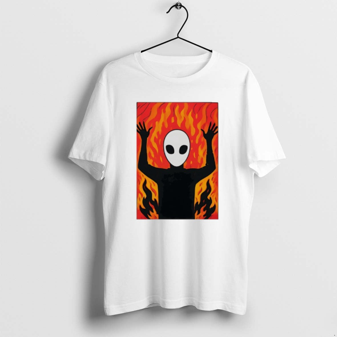 Official Alien Fire Meme - T-Shirt, Sweatshirt, Hoodie