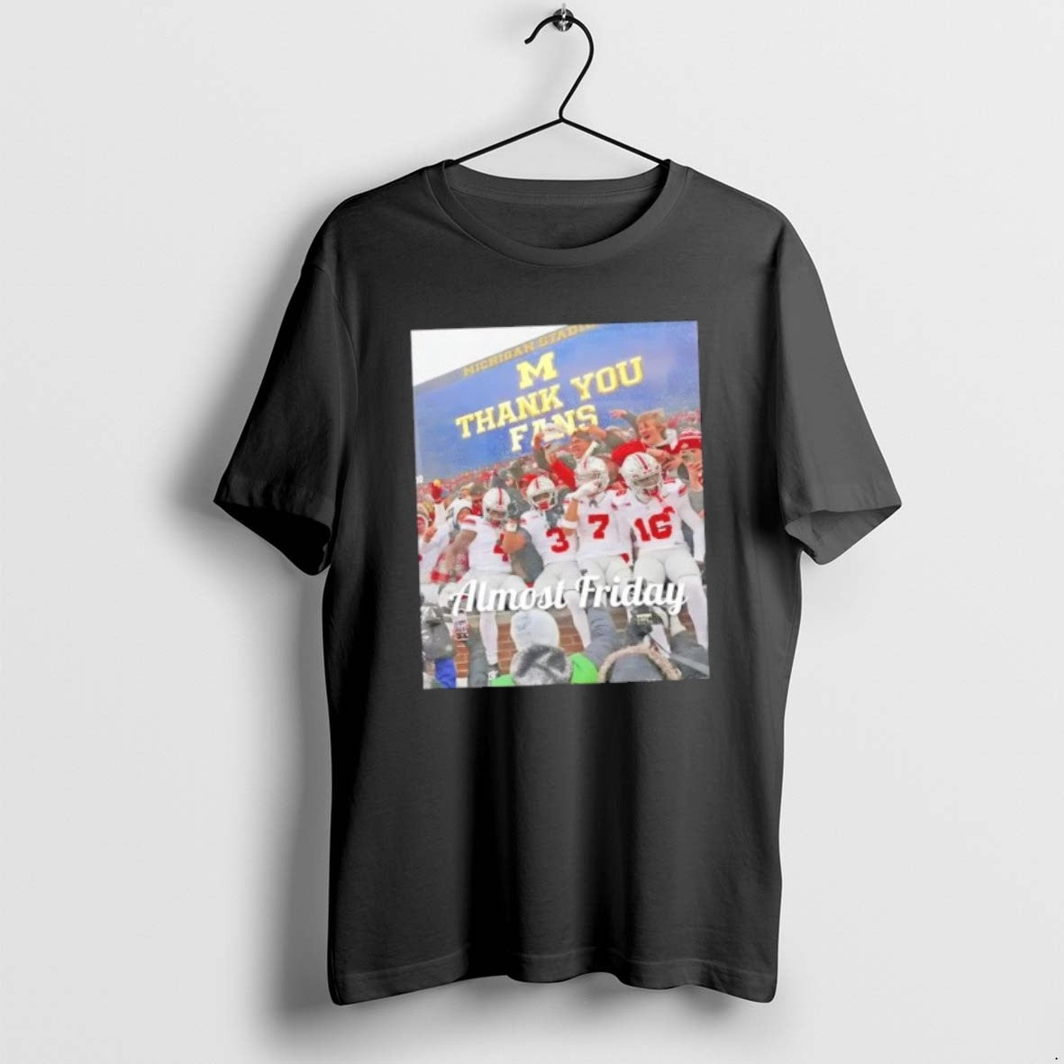 Official Almost Friday Michigan Stadium Thank You Fans - T-Shirt, Sweatshirt, Hoodie