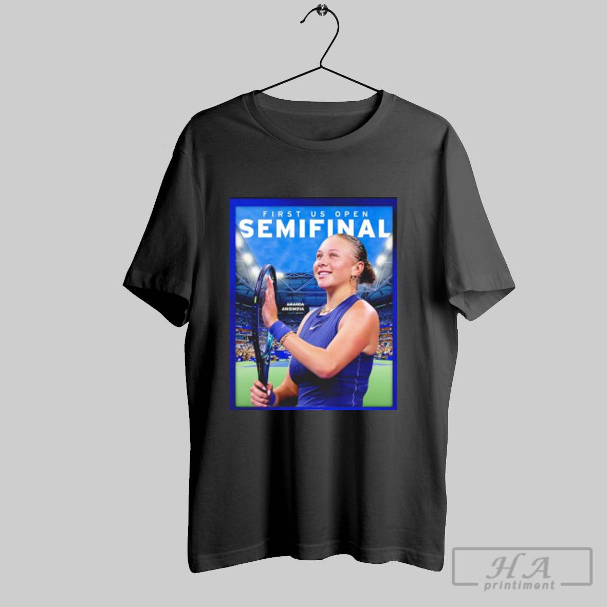 Official Amanda Anisimova Us Open Tennis Welcome To The Semifinal Unisex T-shirt, Sweatshirt, Hoodie, Long Sleeve Tee - T-Shirt, Sweatshirt, Hoodie