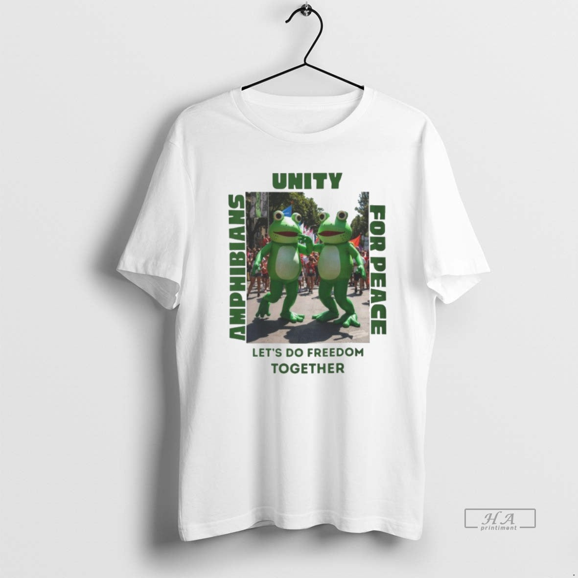 Official Amphibians Unity Frog Peace Lets Do Freedom Together - T-Shirt, Sweatshirt, Hoodie