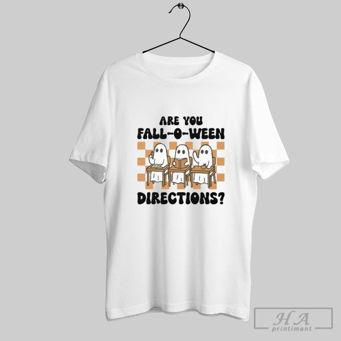 Official Are You Fall O Ween Directions Ghost Teacher Unisex T-shirt, Sweatshirt, Hoodie, Long Sleeve Tee - T-Shirt, Sweatshirt, Hoodie