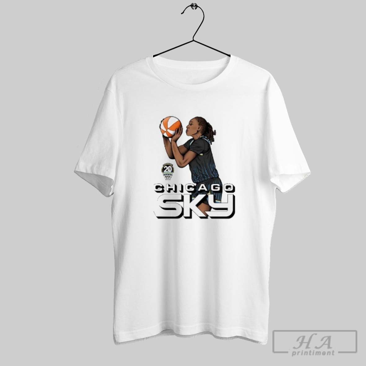 Official Ariel Atkins Rise 20th Season Celebration Chicago Sky Ladies Tee Unisex T-shirt, Sweatshirt, Hoodie, Long Sleeve Tee - T-Shirt, Sweatshirt, Hoodie