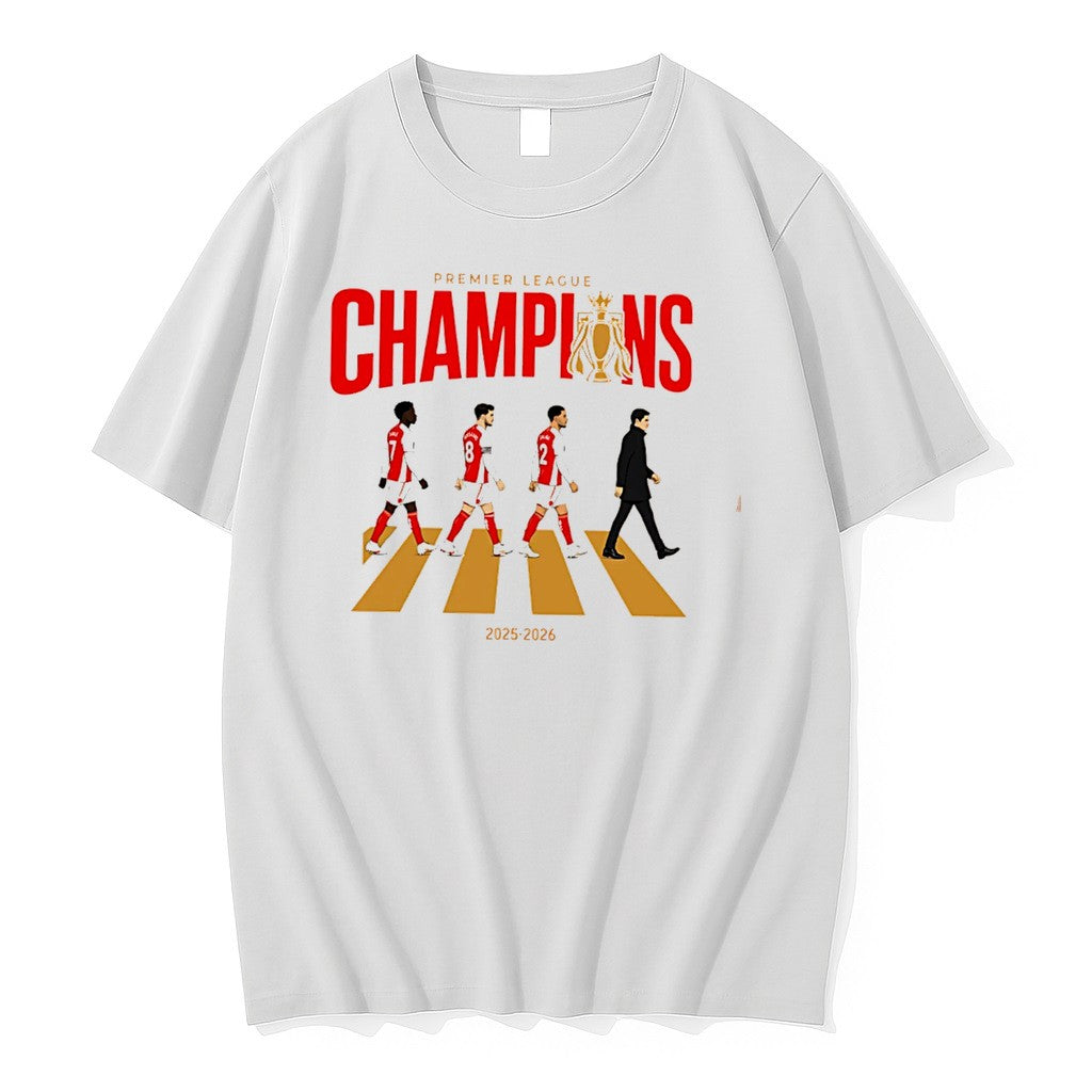 Official Arsenal Premier League Champions 2026 North - Adult & Kids T-Shirts, Sweatshirts & Hoodies apparel design preview 1
