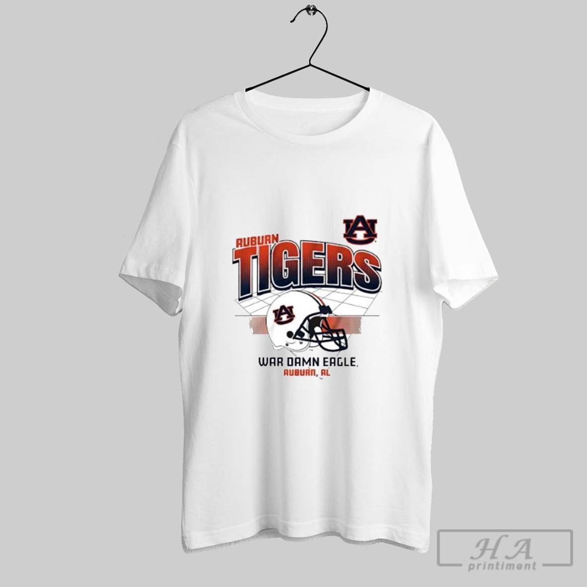 Official Auburn Tigers War Damn Eagle Football Helmet Vintage Graphic Unisex T-shirt, Sweatshirt, Hoodie, Long Sleeve Tee - T-Shirt, Sweatshirt, Hoodie