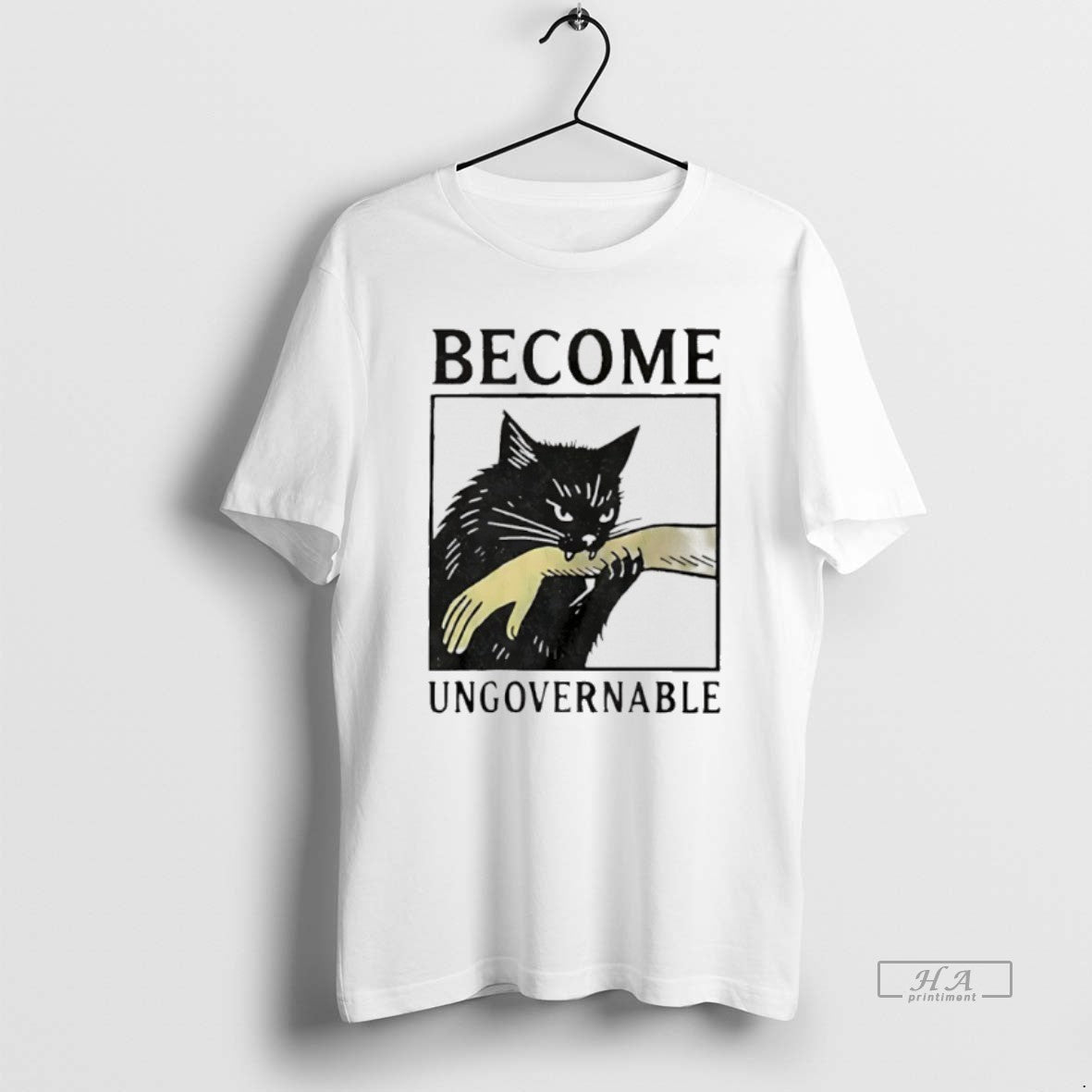 Official Become Ungovernable Cat - T-Shirt, Sweatshirt, Hoodie