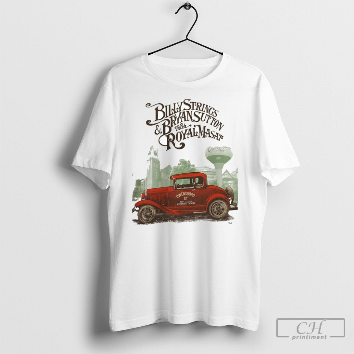 Official Billy Strings And Bryan Sutton With Royal Masat On Tour In Owensboro Kentucky Night - T-Shirt, Sweatshirt, Hoodie