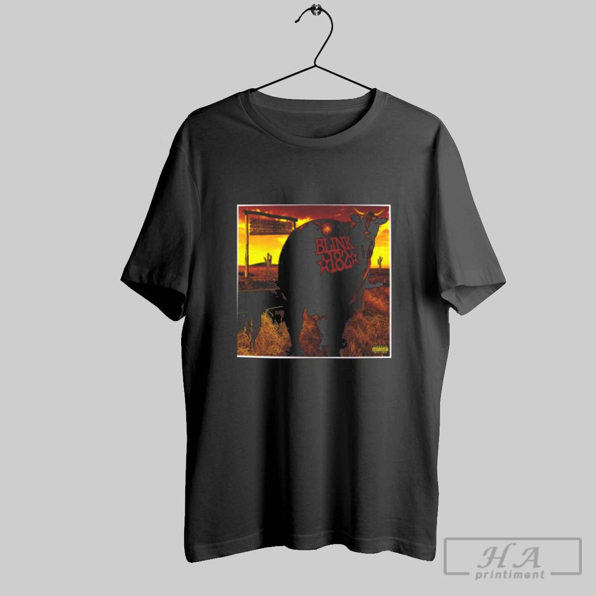 Official Blink 182 Dude Ranch Parental Advisory Explicit Content Poster Unisex T-shirt, Sweatshirt, Hoodie, Long Sleeve Tee - T-Shirt, Sweatshirt, Hoodie