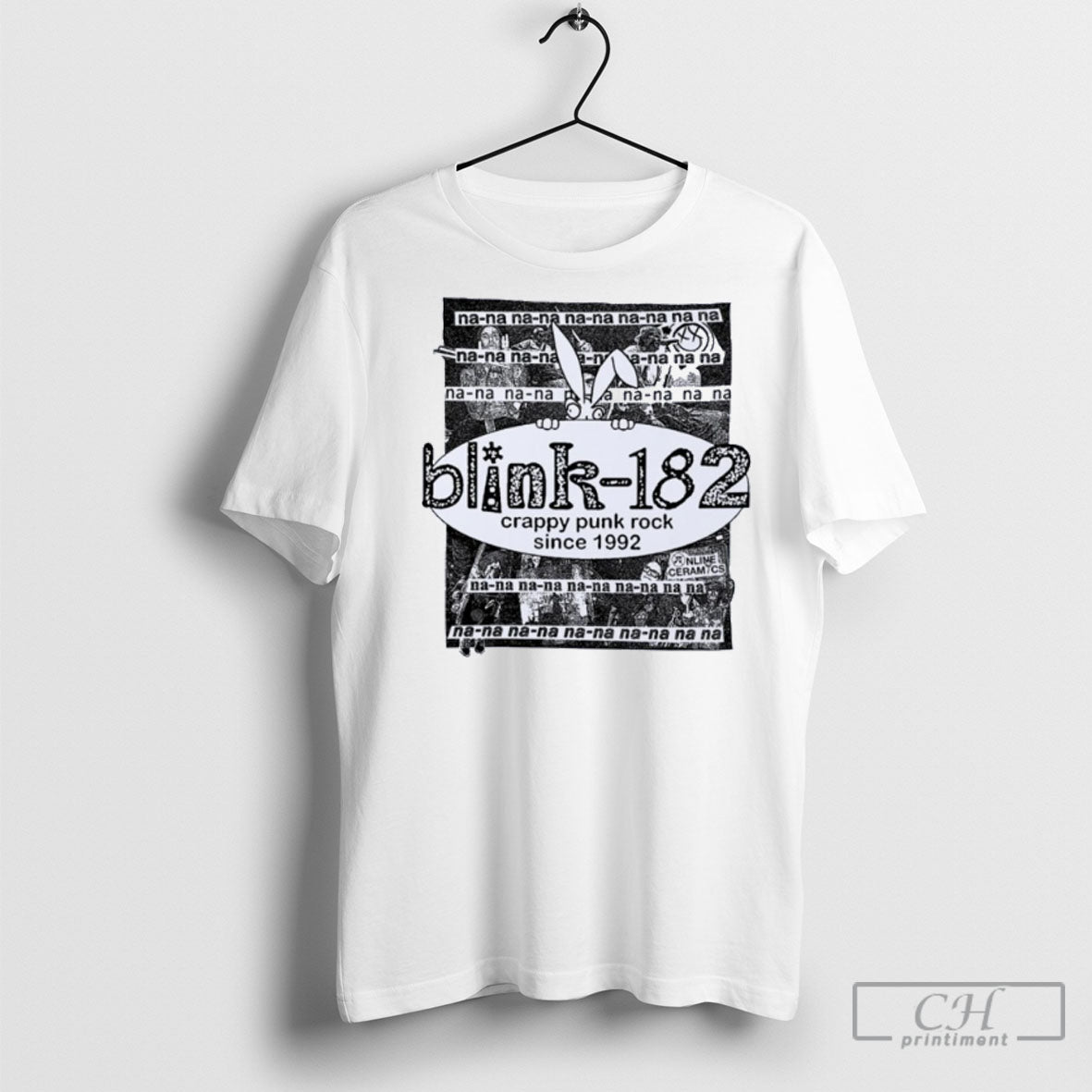 Official Blink 182 Whats My Age Again Bunny Two Sided Shirt Tee Unisex T-shirt, Sweatshirt, Hoodie, Long Sleeve Tee - T-Shirt, Sweatshirt, Hoodie