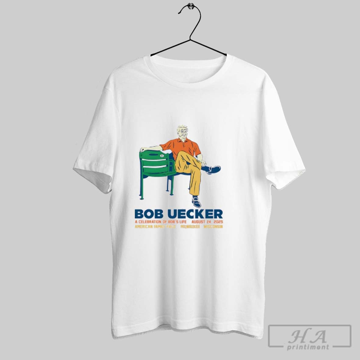 Official Bob Uecker A Celebration Of Bobs Life August 25 2025 T Unisex T-shirt, Sweatshirt, Hoodie, Long Sleeve Tee - T-Shirt, Sweatshirt, Hoodie