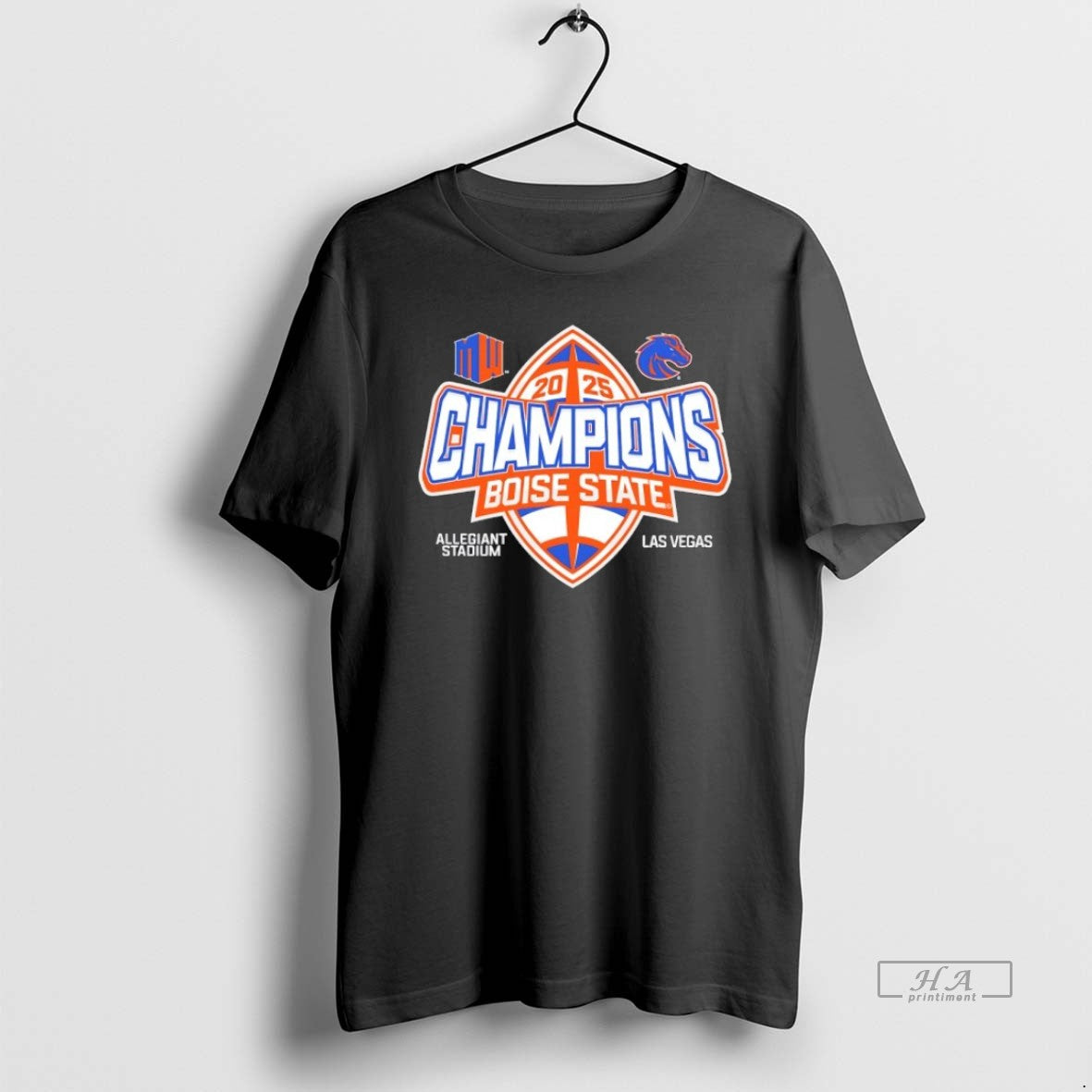 Official Boise State Broncos 2025 Mountain West Football Champions - T-Shirt, Sweatshirt, Hoodie