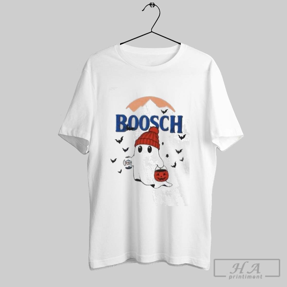 Official Boosch Light Boo Ghost Halloween 2025 T Unisex T-shirt, Sweatshirt, Hoodie, Long Sleeve Tee - T-Shirt, Sweatshirt, Hoodie