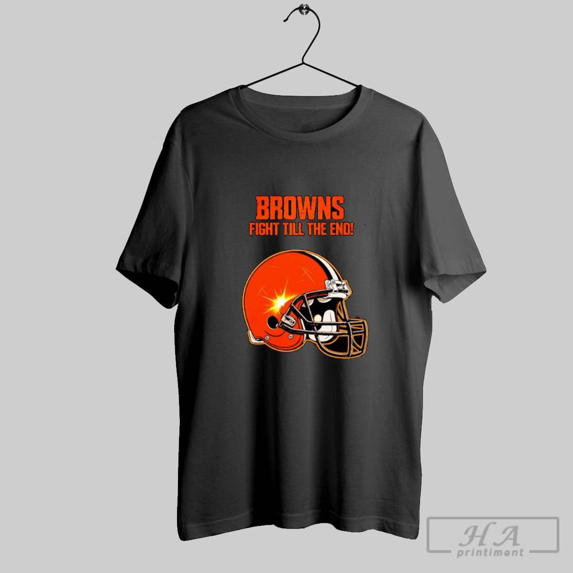 Official Browns Fight Till The End Football Helmet Dog Graphic Posters Black Unisex T-shirt, Sweatshirt, Hoodie, Long Sleeve Tee - T-Shirt, Sweatshirt, Hoodie
