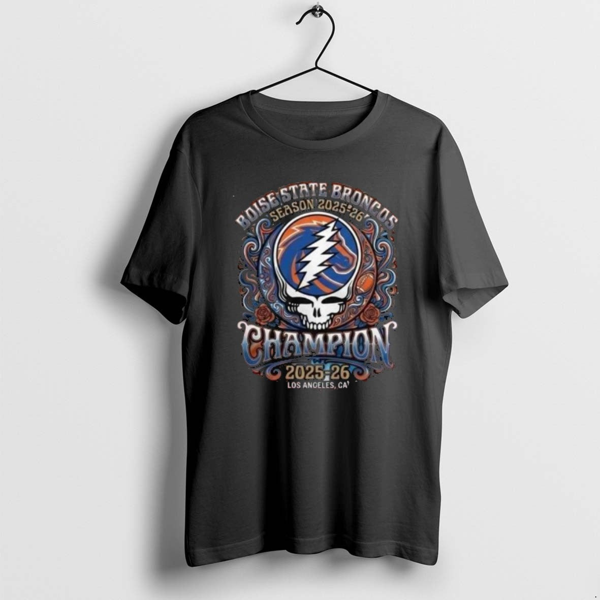 Official Bucked Up La Bowl Hosted Ncaa Season 2025 26 Boise State Broncos X Grateful - T-Shirt, Sweatshirt, Hoodie