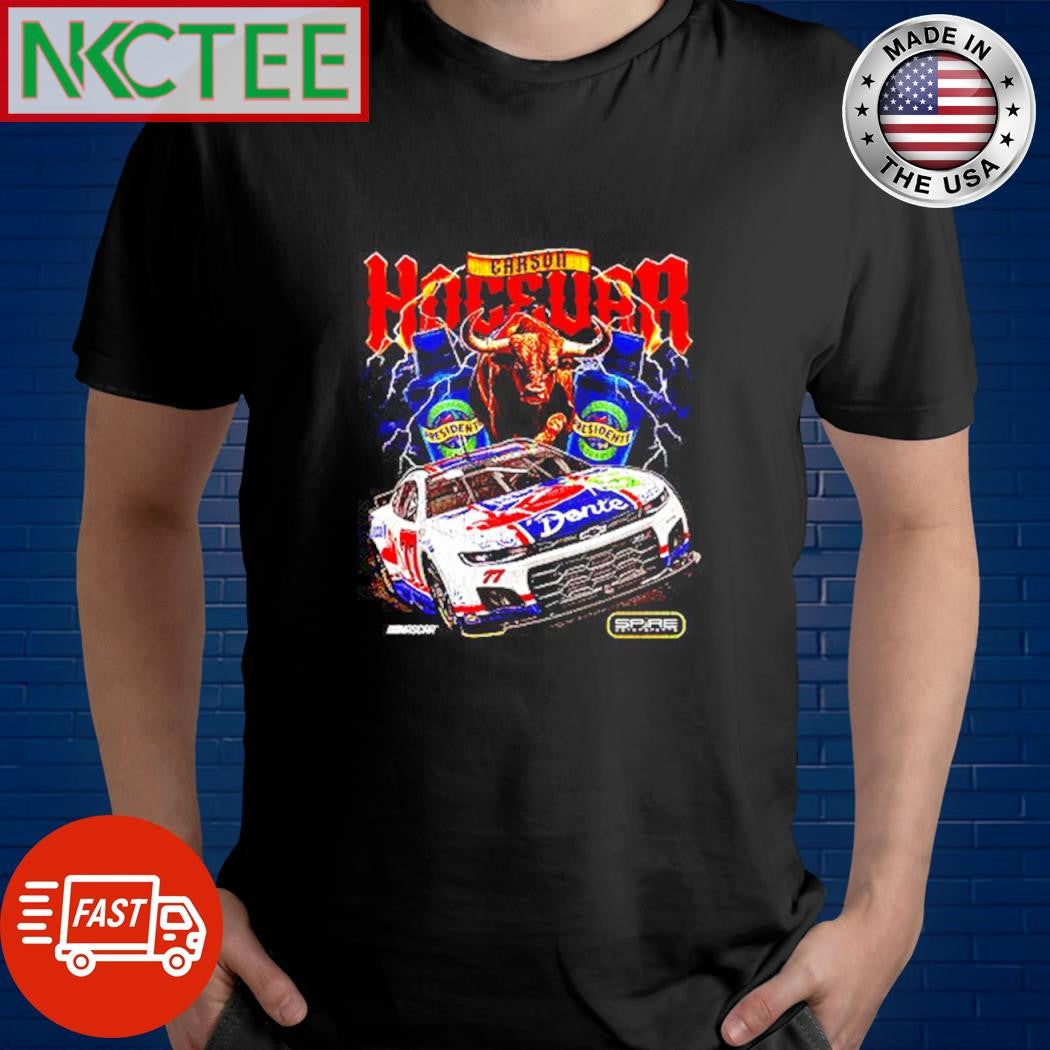 Official Carson Hocevar E2 Apparel Chilis Car bull shirt Unisex T-shirt, Sweatshirt, Hoodie, Long Sleeve Tee - T-Shirt, Sweatshirt, Hoodie
