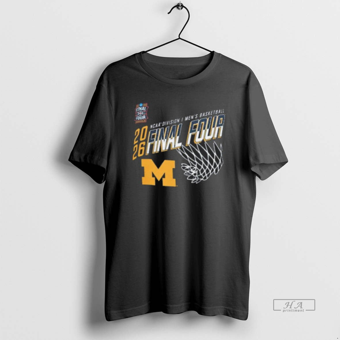 Official Champion Michigan Wolverines Mbb Final Four 2026 Unisex T-shirt, Sweatshirt, Hoodie, Long Sleeve Tee - T-Shirt, Sweatshirt, Hoodie