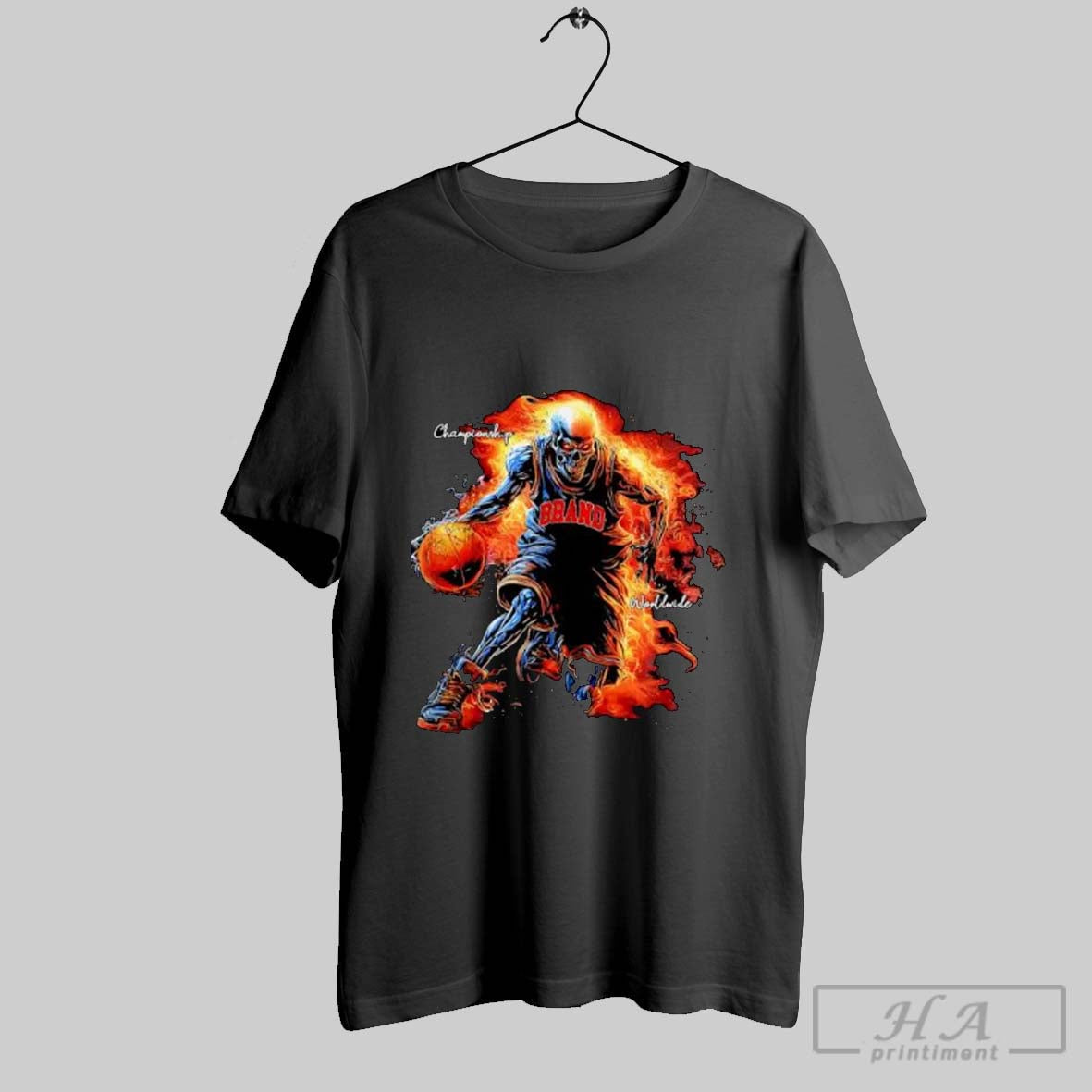Official Championship Worldwide Flaming Skeleton Basketball Player Unisex T-shirt, Sweatshirt, Hoodie, Long Sleeve Tee - T-Shirt, Sweatshirt, Hoodie