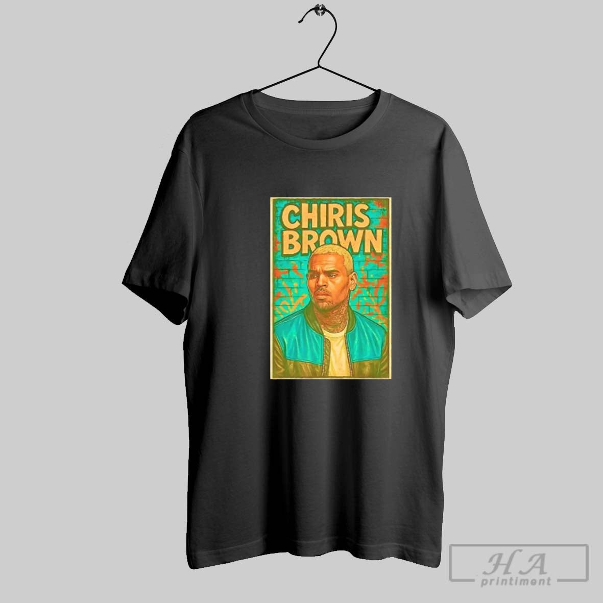 Official Chris Brown Tour Portrait Unisex T-shirt, Sweatshirt, Hoodie, Long Sleeve Tee - T-Shirt, Sweatshirt, Hoodie