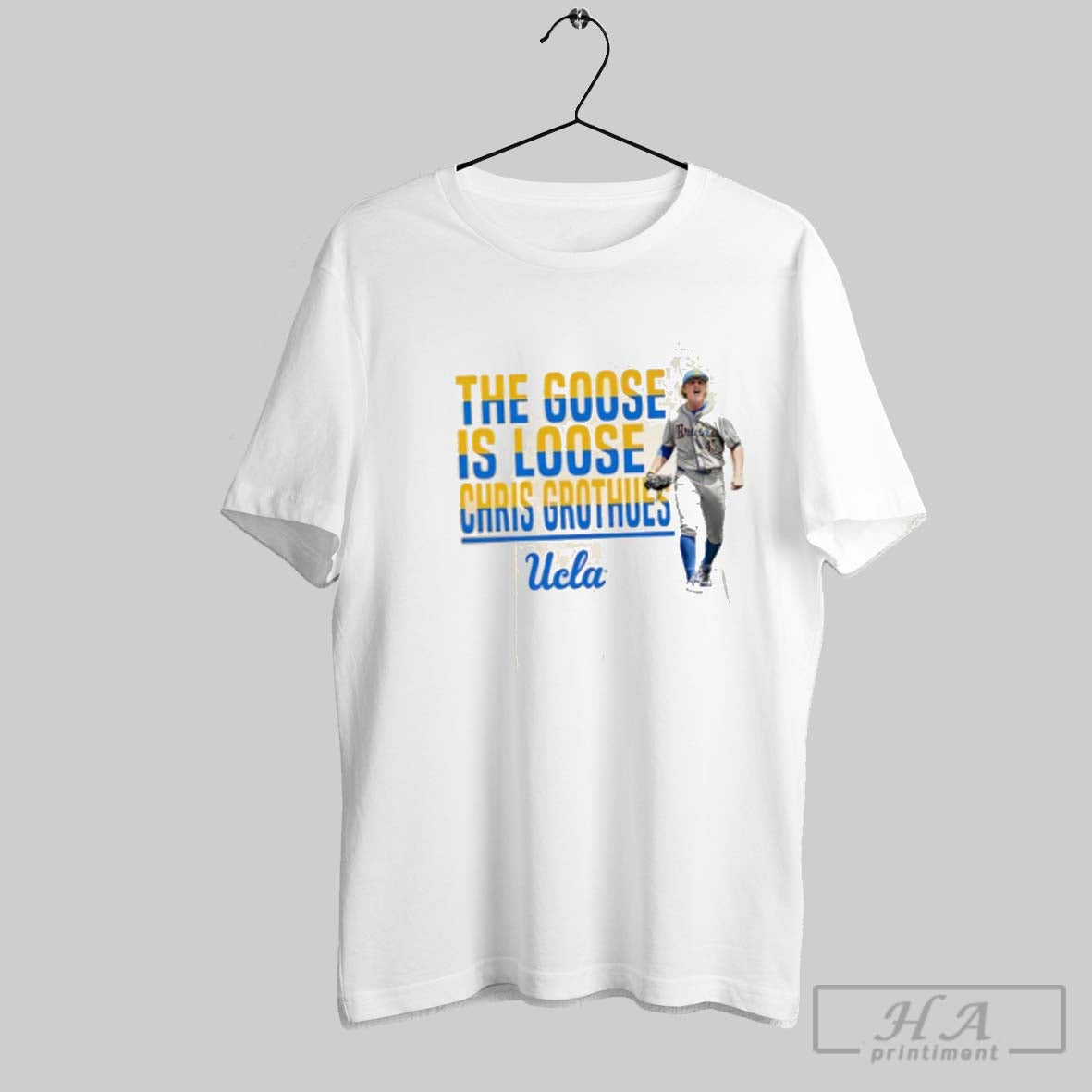 Official Chris Grothues Ucla Bruins The Goose Is Loose Unisex T-shirt, Sweatshirt, Hoodie, Long Sleeve Tee - T-Shirt, Sweatshirt, Hoodie