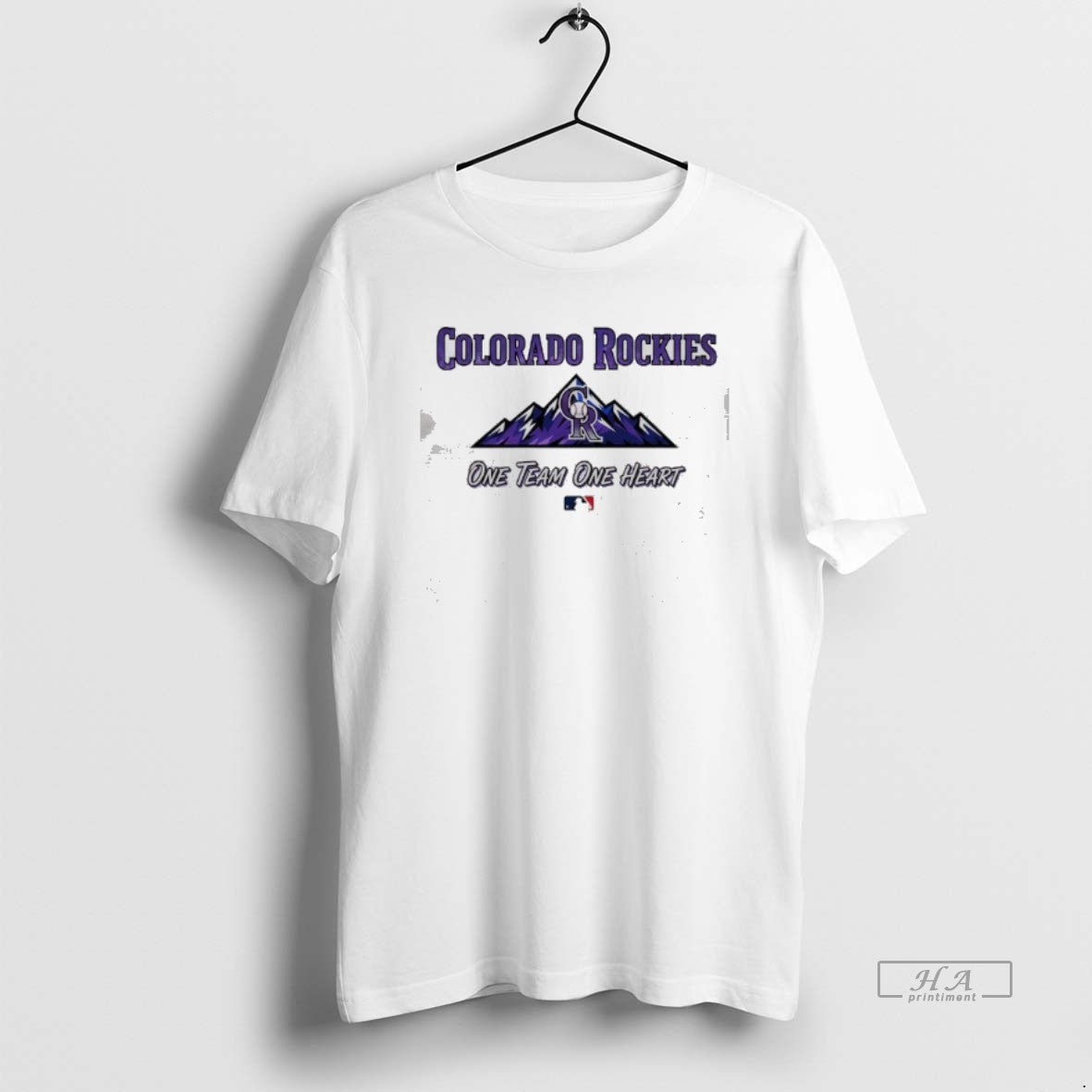 Official Colorado Rockies One Team One Heart Mlb - T-Shirt, Sweatshirt, Hoodie