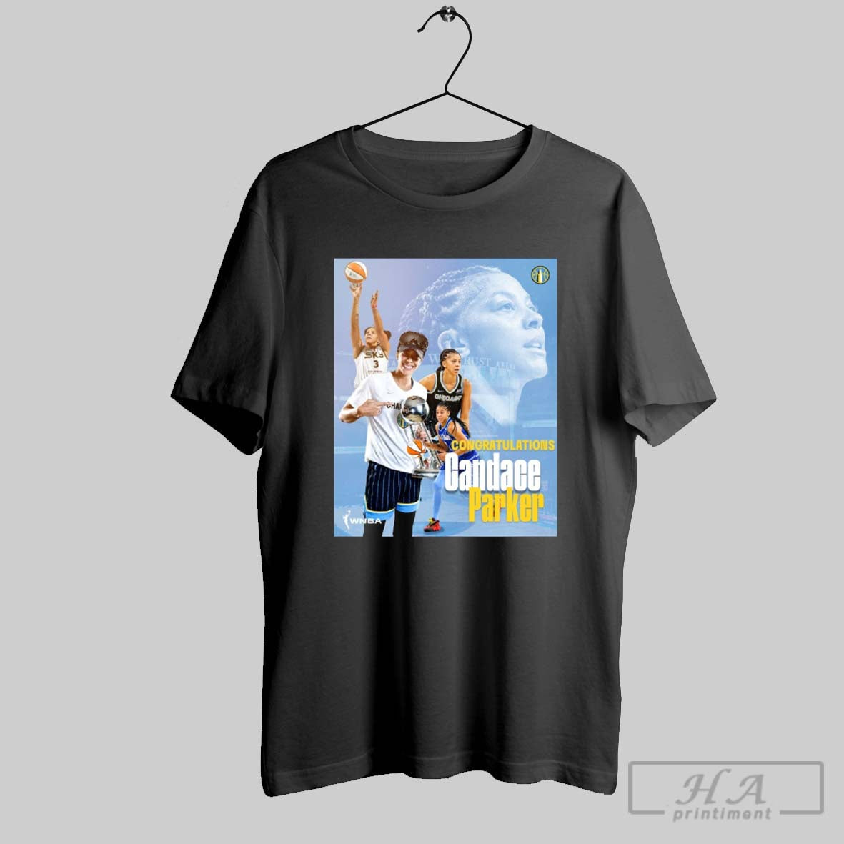 Official Congratulations Candace Parker On Your Jersey Retirement With The Chicago Sky Poster sports jersey product view 1