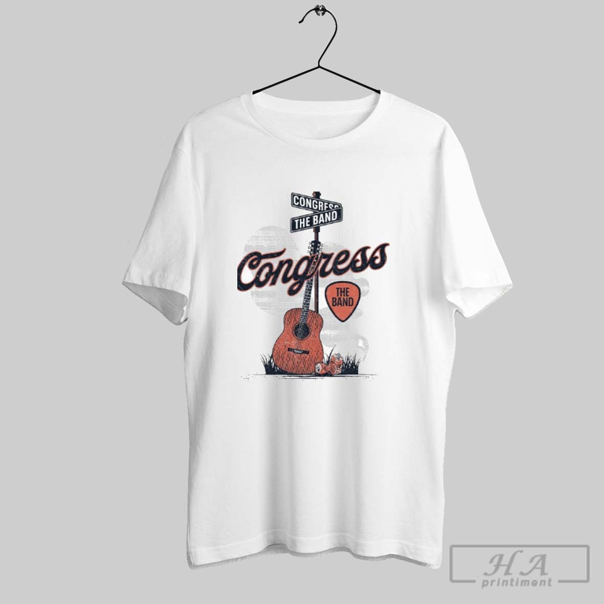 Official Congress The Band Guitar Unisex T-shirt, Sweatshirt, Hoodie, Long Sleeve Tee - T-Shirt, Sweatshirt, Hoodie