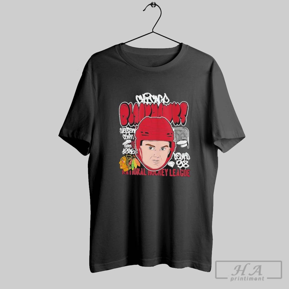Official Connor Bedard Chicago Blackhawks Caricature Unisex T-shirt, Sweatshirt, Hoodie, Long Sleeve Tee - T-Shirt, Sweatshirt, Hoodie