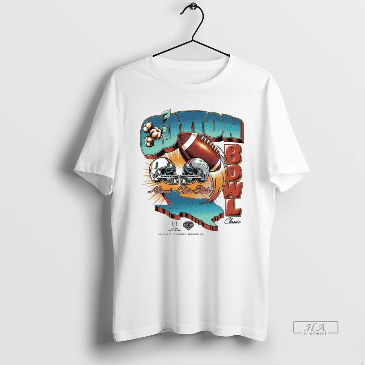 Official Cotton Bowl Classic 2025 Miami Vs Ohio State Vintage Matchup - T-Shirt, Sweatshirt, Hoodie