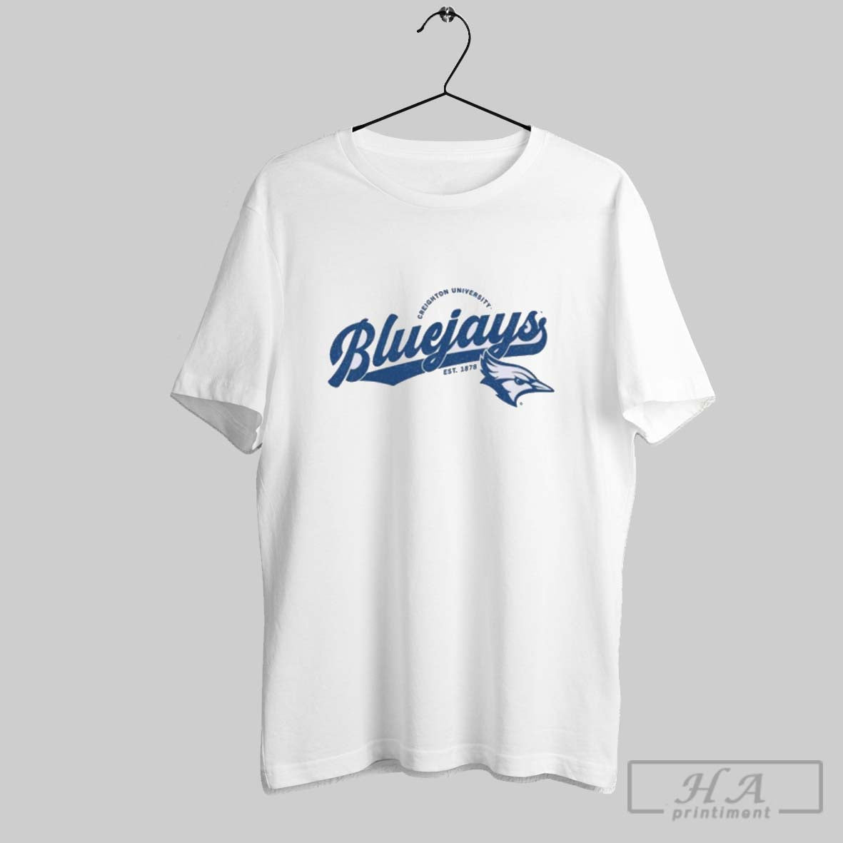 Official Creighton University Bluejays Script Logo Unisex T-shirt, Sweatshirt, Hoodie, Long Sleeve Tee - T-Shirt, Sweatshirt, Hoodie
