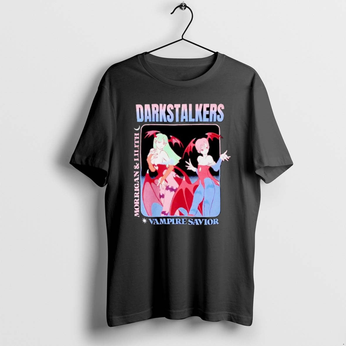 Official Darkstalkers Morrigan And Lilith - T-Shirt, Sweatshirt, Hoodie