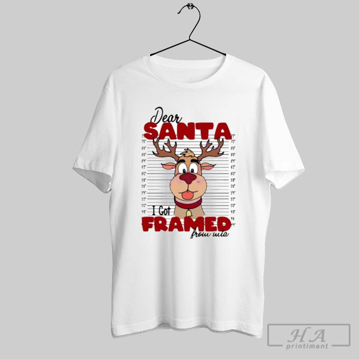 Official Dear Santa I Got Framed From Wia Ornament Ornament Unisex T-shirt, Sweatshirt, Hoodie, Long Sleeve Tee - T-Shirt, Sweatshirt, Hoodie