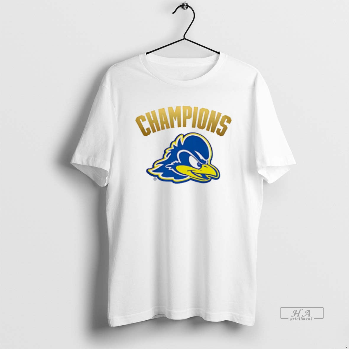 Official Delaware Fightin Blue Hens Football 68 Ventures Bowl Champions 2025 Logo - T-Shirt, Sweatshirt, Hoodie