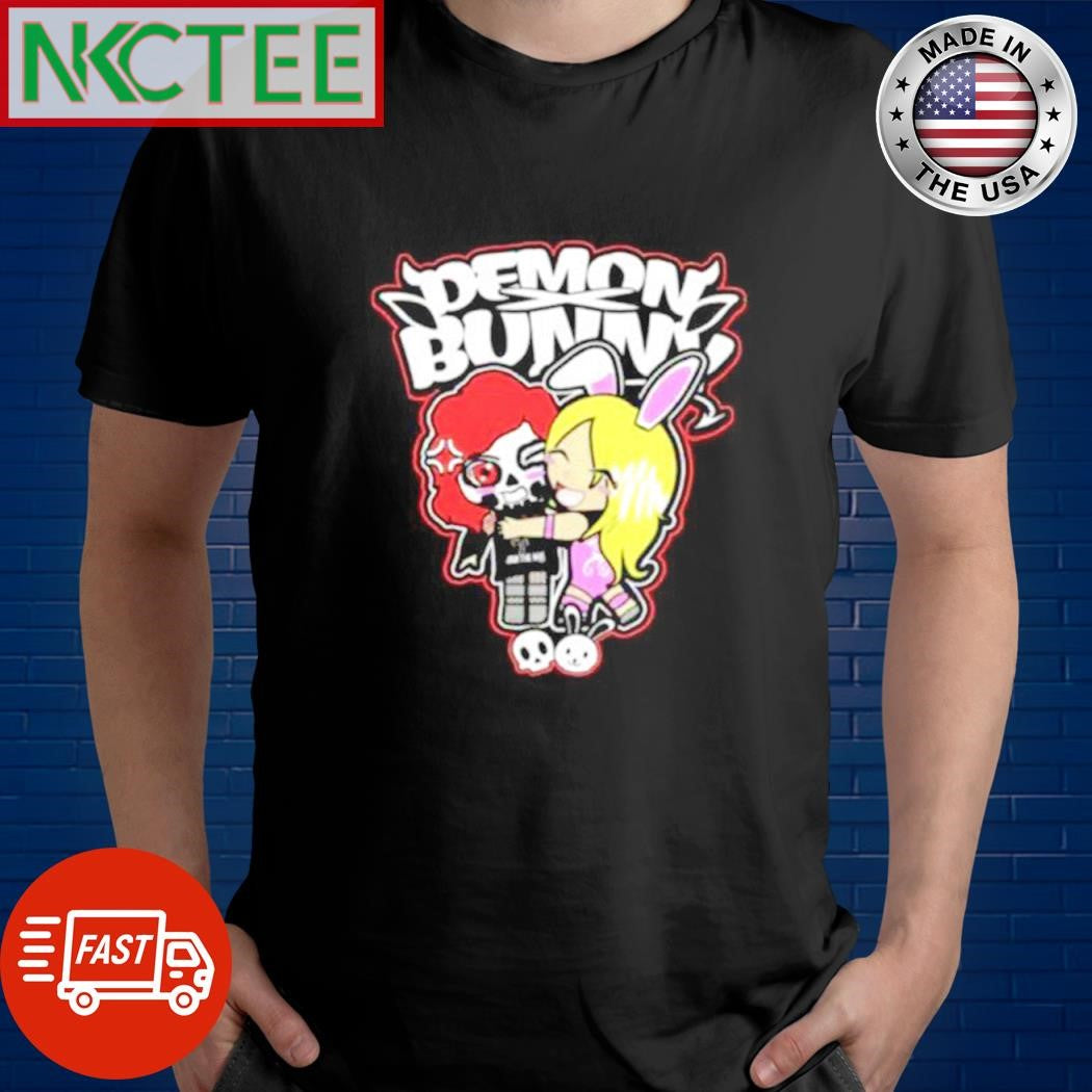 Official Demon bunny graphic shirt Unisex T-shirt, Sweatshirt, Hoodie, Long Sleeve Tee - T-Shirt, Sweatshirt, Hoodie