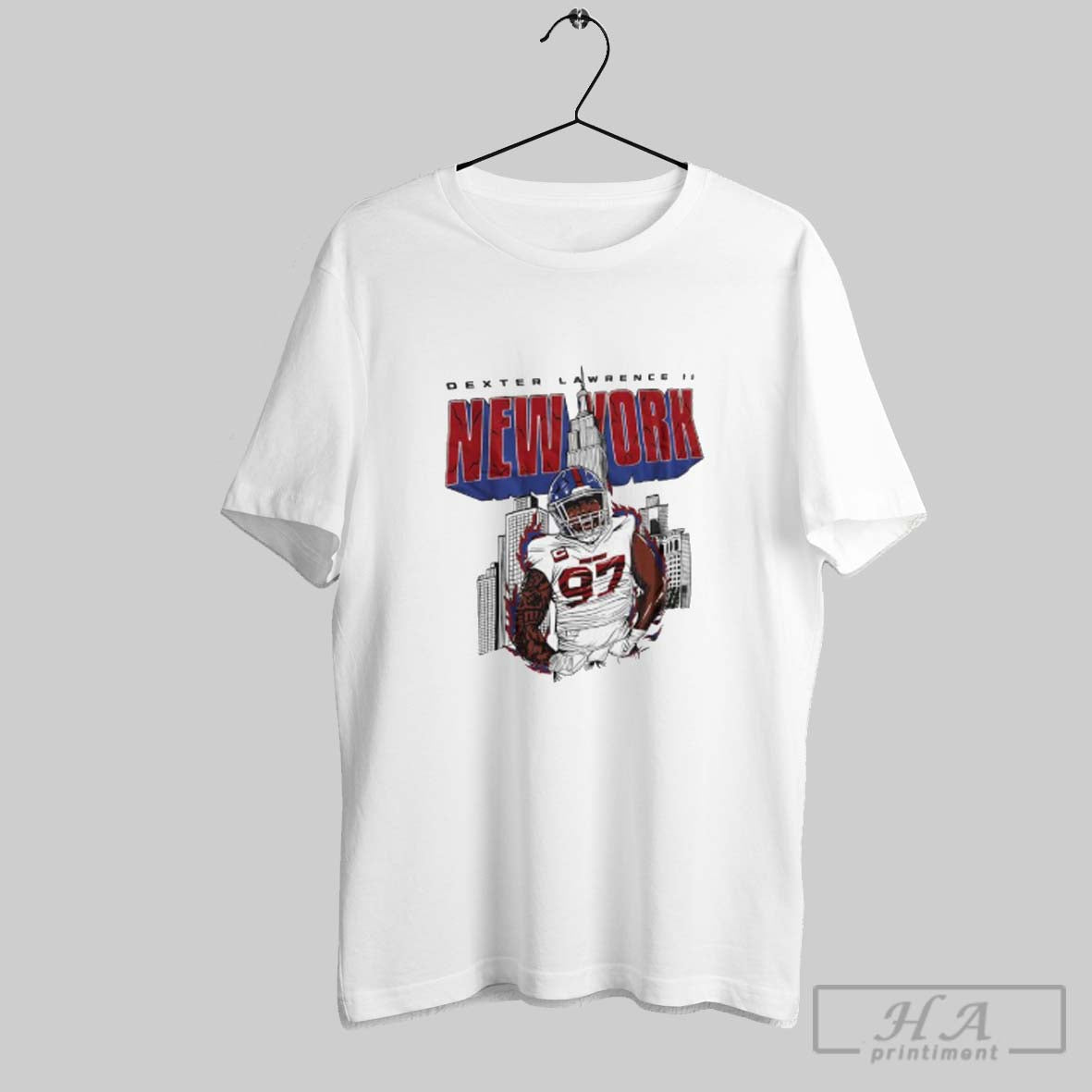 Official Dexter Lawrence Ii New York Cityline T Shirt White Unisex T-shirt, Sweatshirt, Hoodie, Long Sleeve Tee - T-Shirt, Sweatshirt, Hoodie