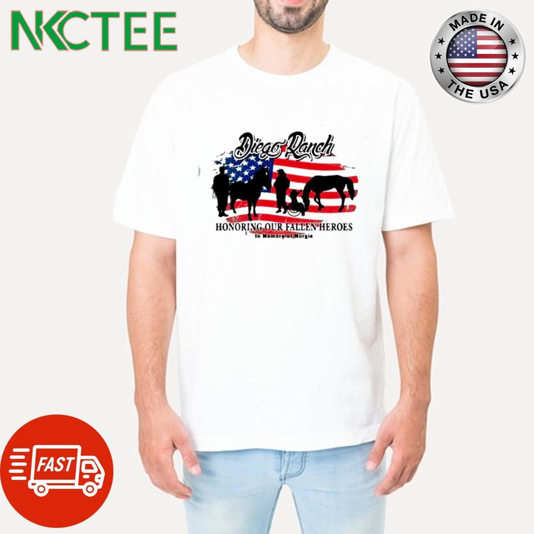 Official Diego Ranch cowboy graphic US flag shirt Unisex T-shirt, Sweatshirt, Hoodie, Long Sleeve Tee - T-Shirt, Sweatshirt, Hoodie