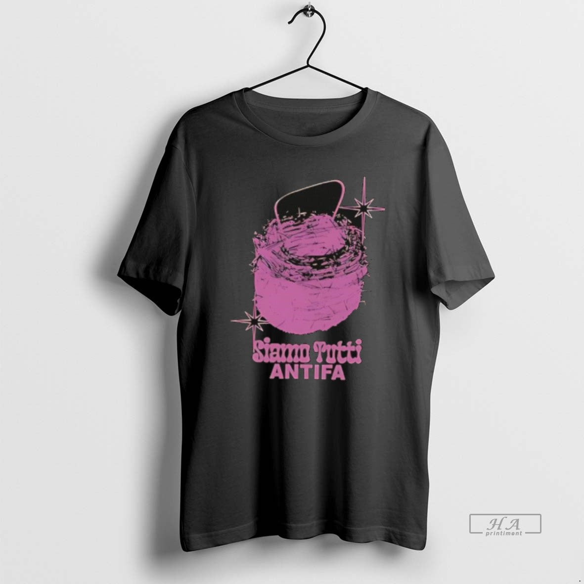 Official Disarstar Merch Store Siamo Tutti Antifa 2023 - T-Shirt, Sweatshirt, Hoodie