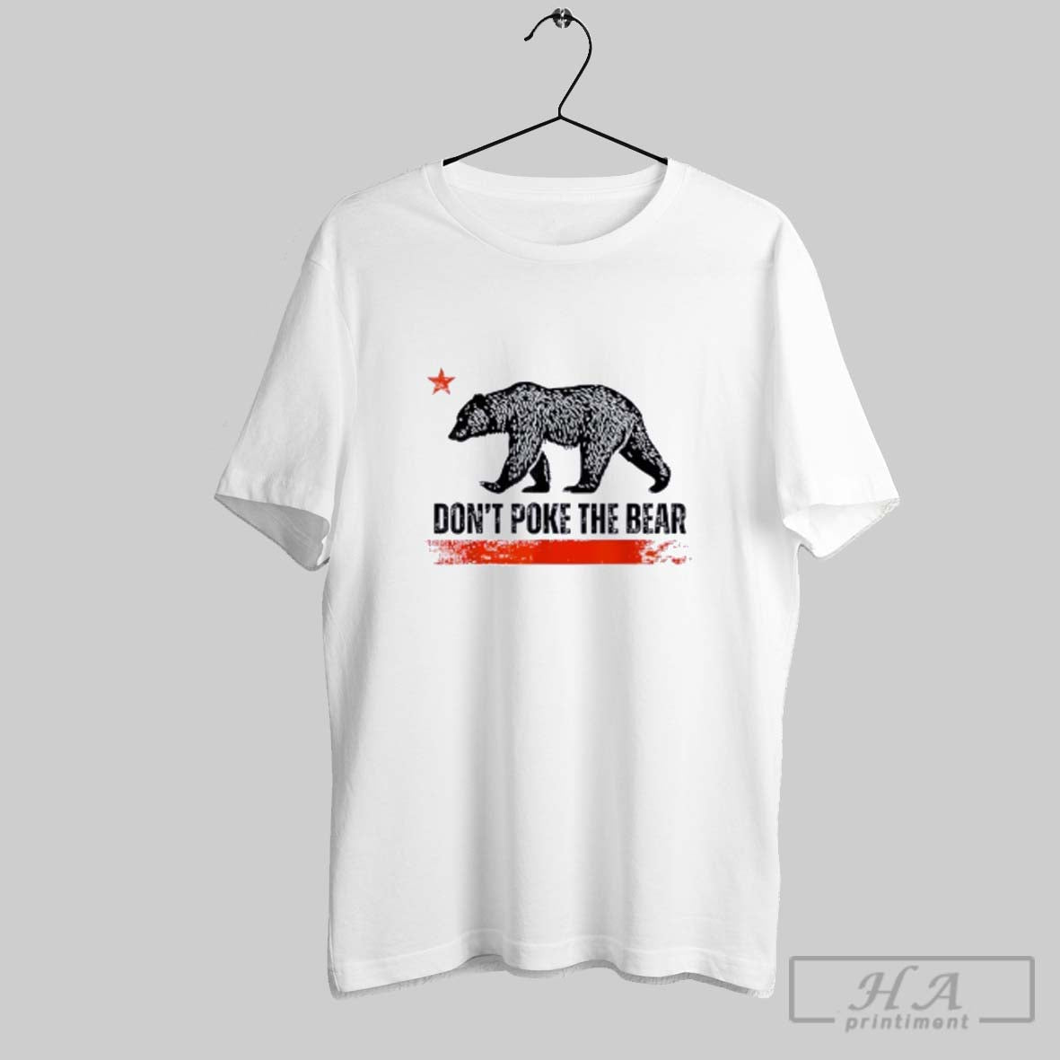 Official Dont Poke The Bear California Republic Design T Unisex T-shirt, Sweatshirt, Hoodie, Long Sleeve Tee - T-Shirt, Sweatshirt, Hoodie