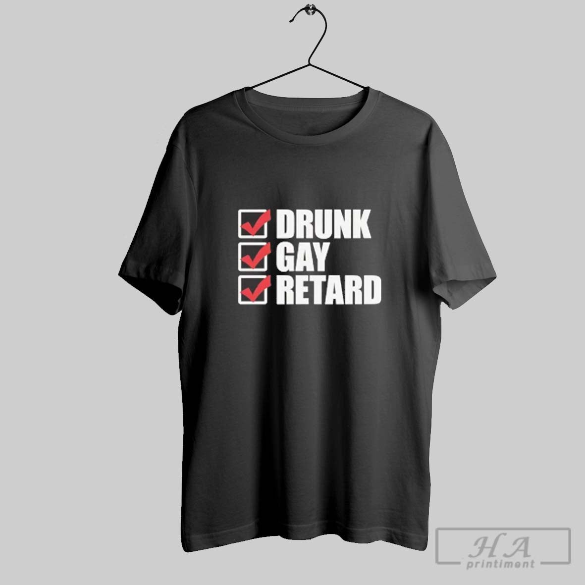 Official Drunk Gay Retard Ladies Tee Unisex T-shirt, Sweatshirt, Hoodie, Long Sleeve Tee - T-Shirt, Sweatshirt, Hoodie