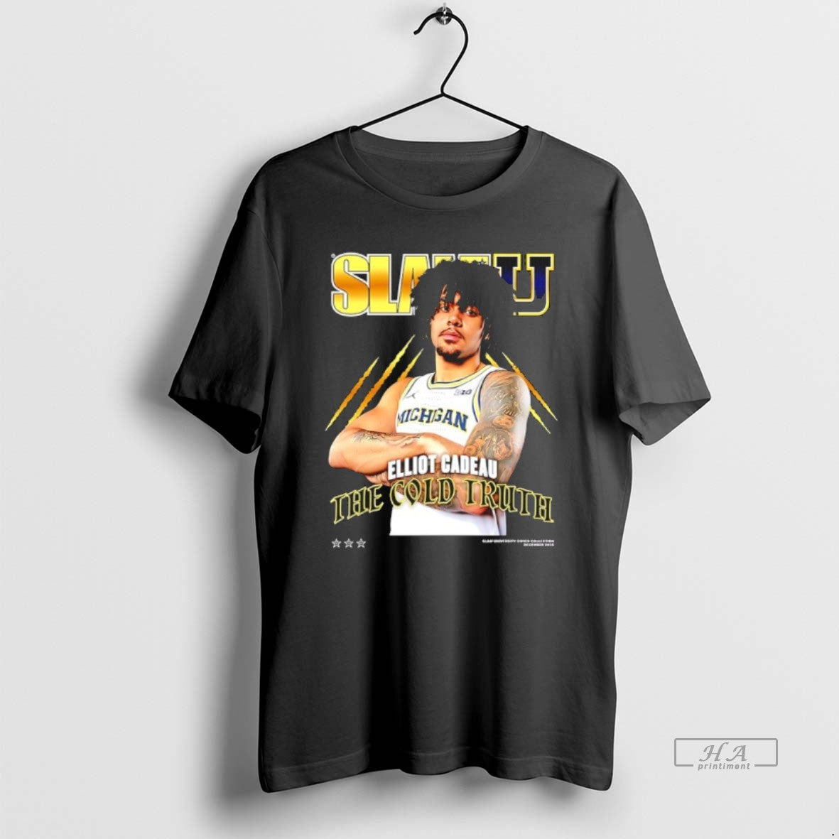 Official Elliot Cadeau The Cold Truth Michigan Wolverines Slamu - T-Shirt, Sweatshirt, Hoodie