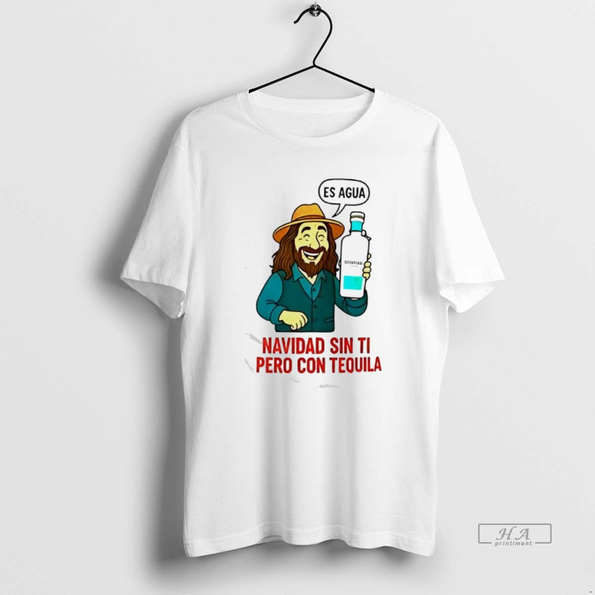Official Es Agua Navidad Sin Ti Pero Con Tequila Casamigos Blanco Tequila - T-Shirt, Sweatshirt, Hoodie