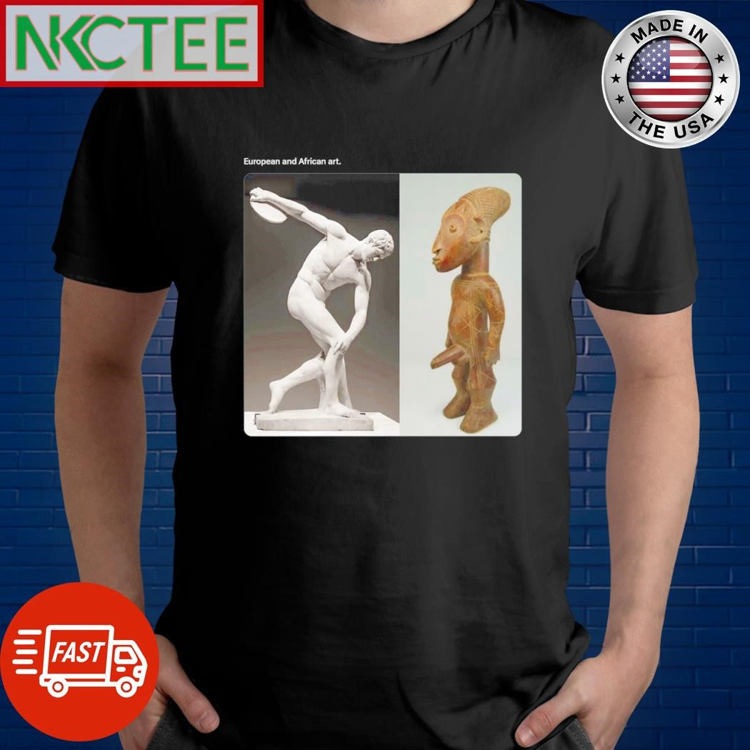 Official European and African art shirt Unisex T-shirt, Sweatshirt, Hoodie, Long Sleeve Tee - T-Shirt, Sweatshirt, Hoodie