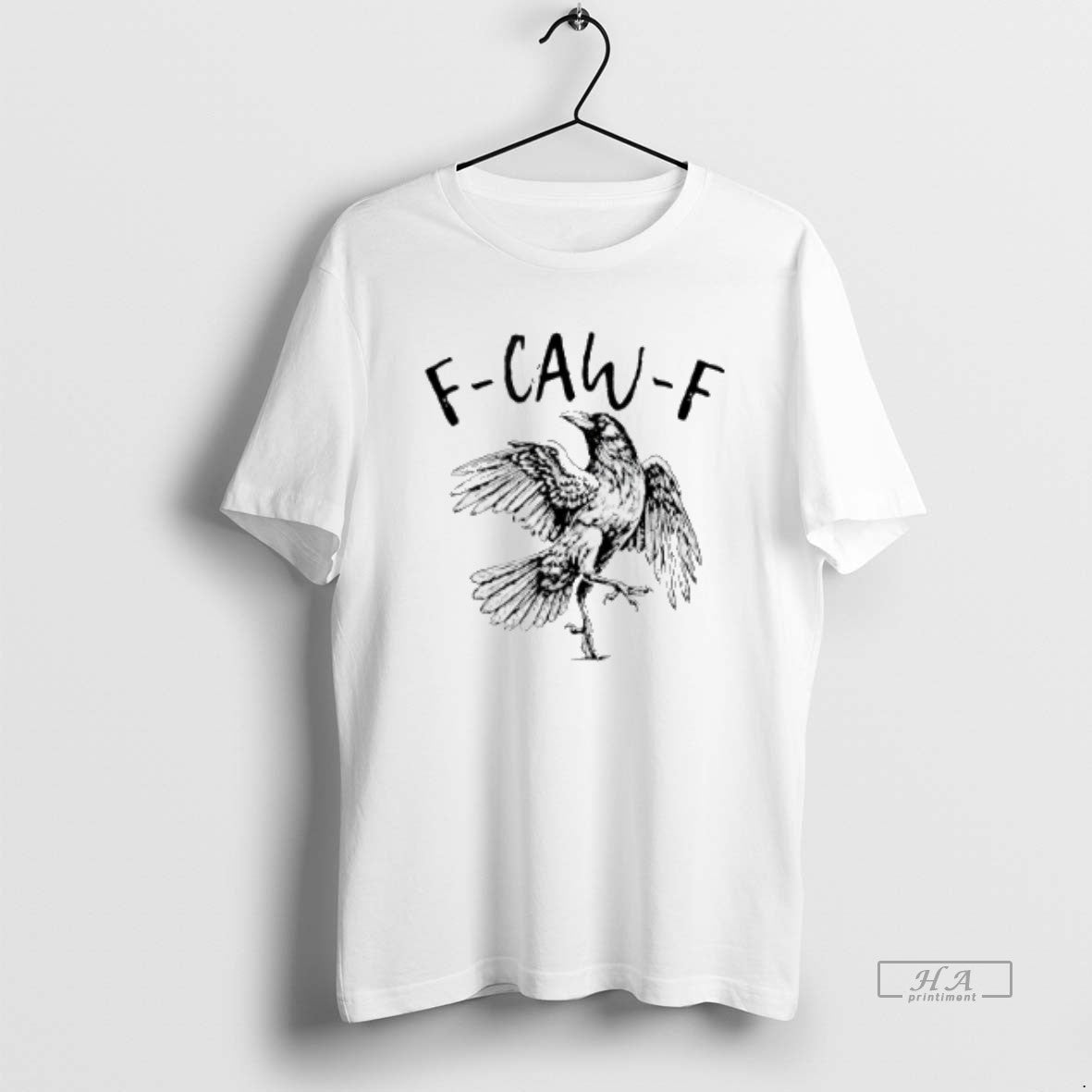 Official F Caw F Black Crow - T-Shirt, Sweatshirt, Hoodie