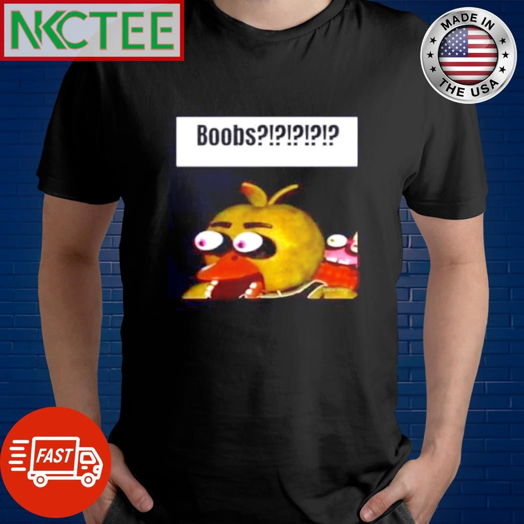 Official Five Nights At Freddy’s duck boobs shirt Unisex T-shirt, Sweatshirt, Hoodie, Long Sleeve Tee - T-Shirt, Sweatshirt, Hoodie